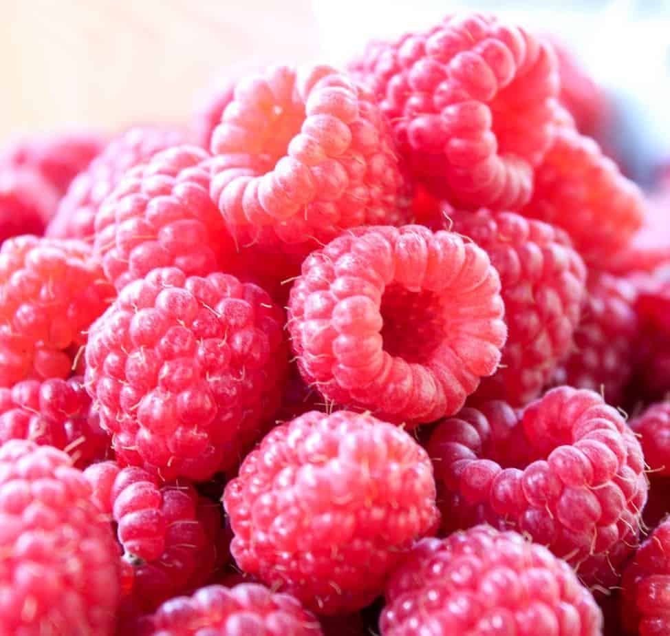 raspberries (fresh or frozen)