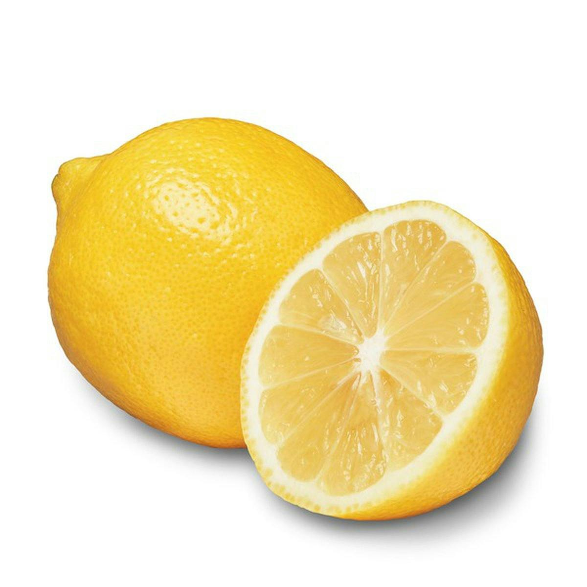 A little squeeze of lemon (to activate the baking soda)