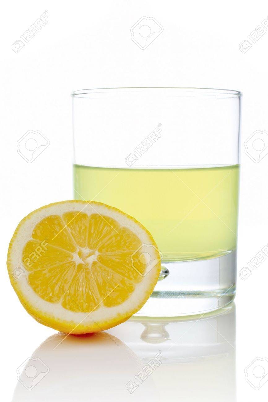 Juice from half lemon