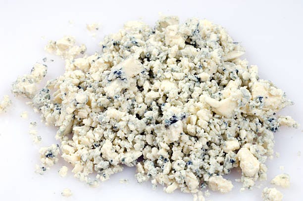 Blue cheese crumbs