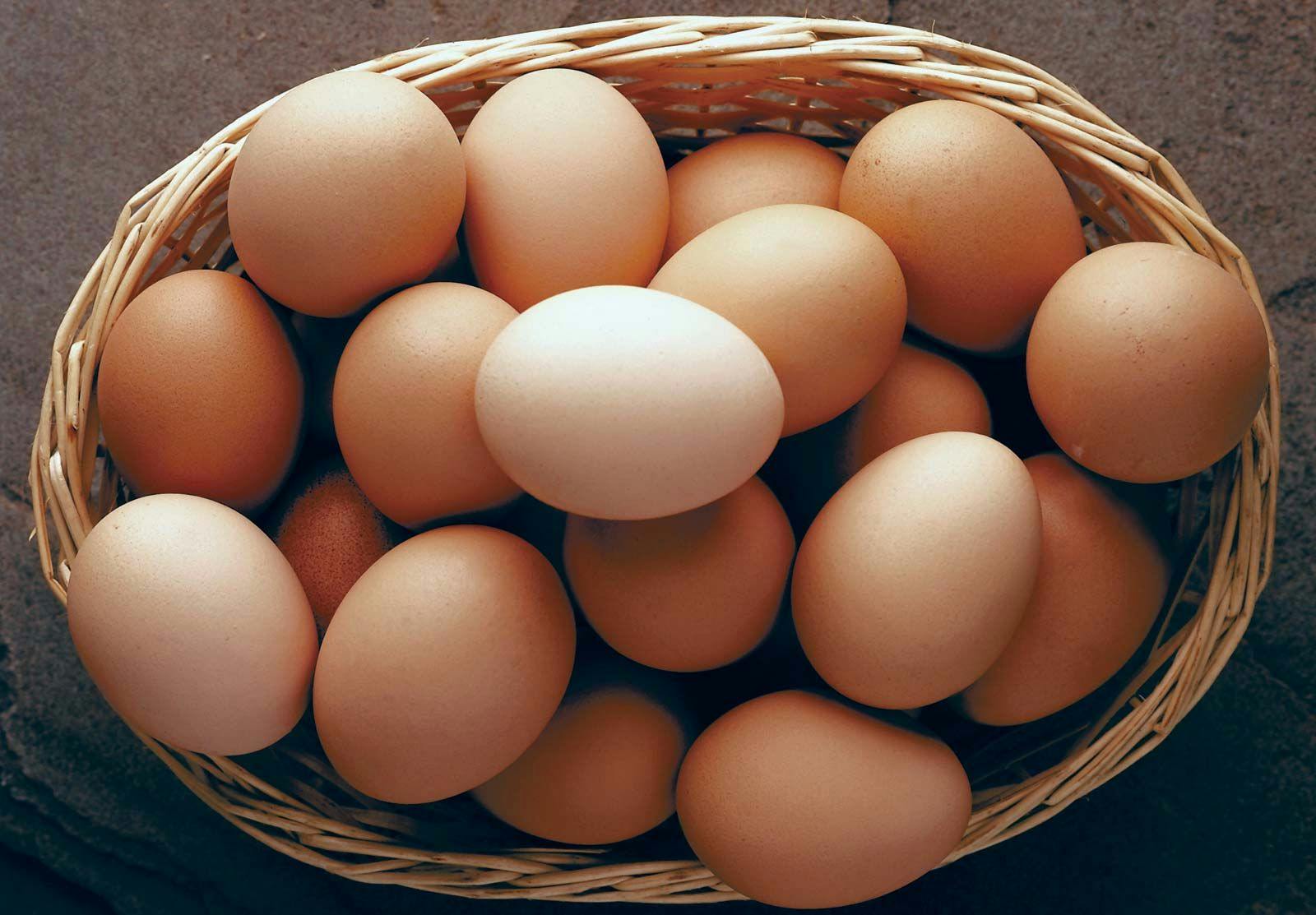 pasture raised eggs, at room temperature