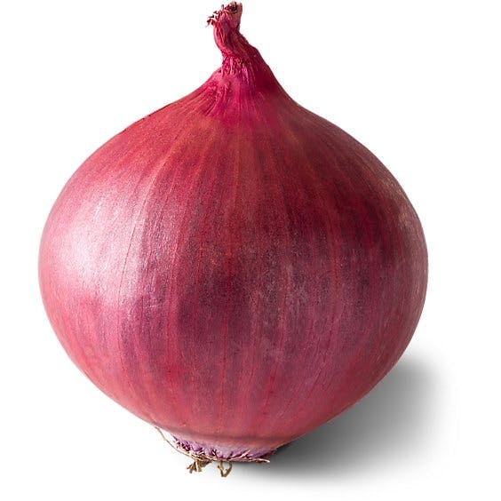Red onion, thinly sliced