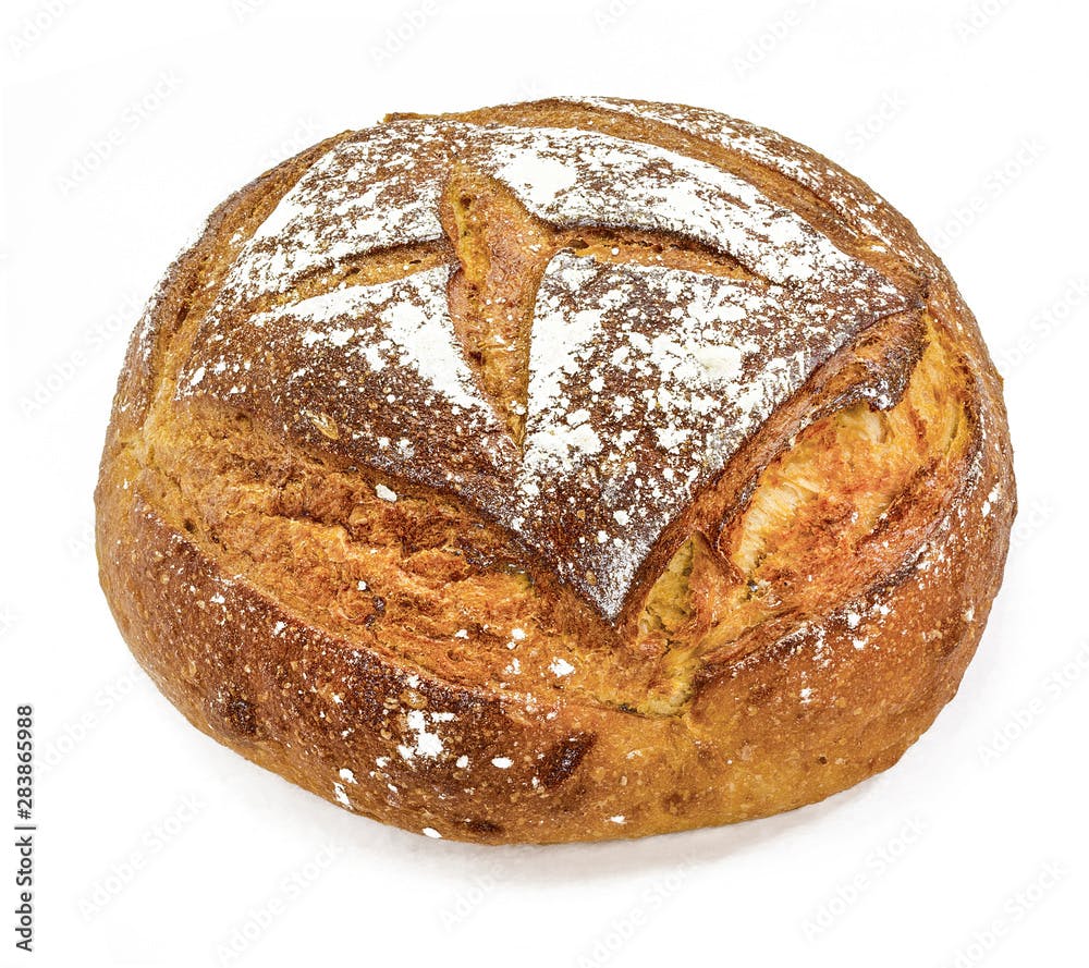 of stale sourdough bread
