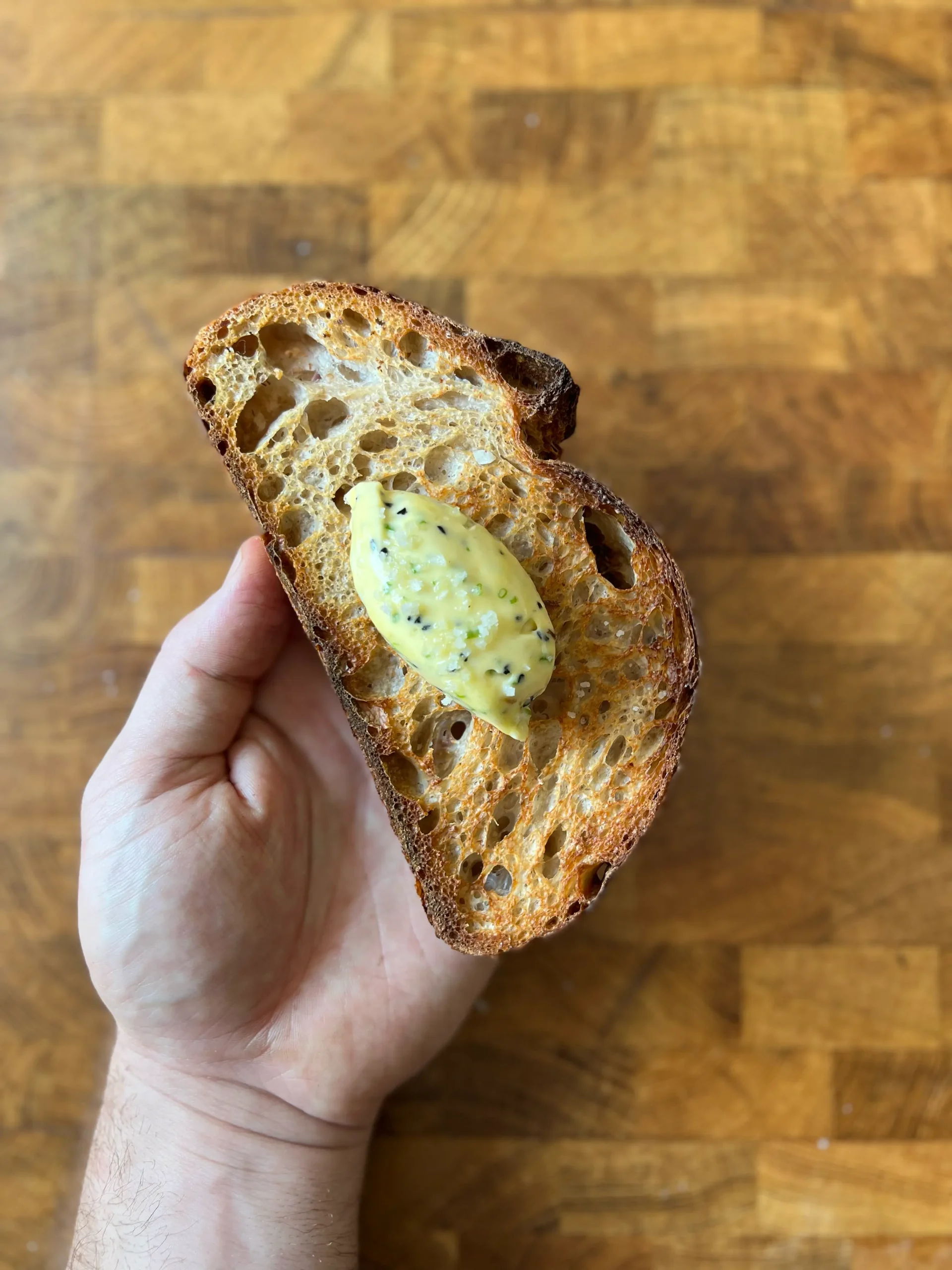 Roasted & Black Garlic + Chives Butter