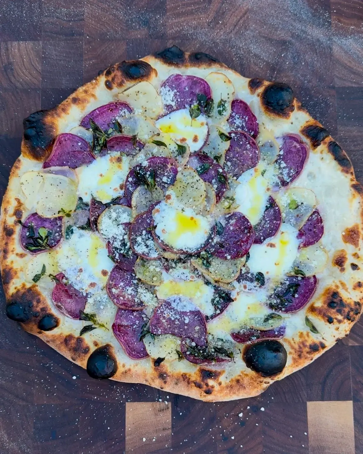 Bechamel Potato Pizza