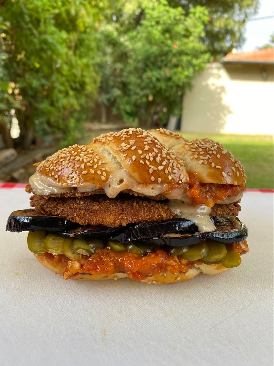 Challah Schnitzel Sandwich