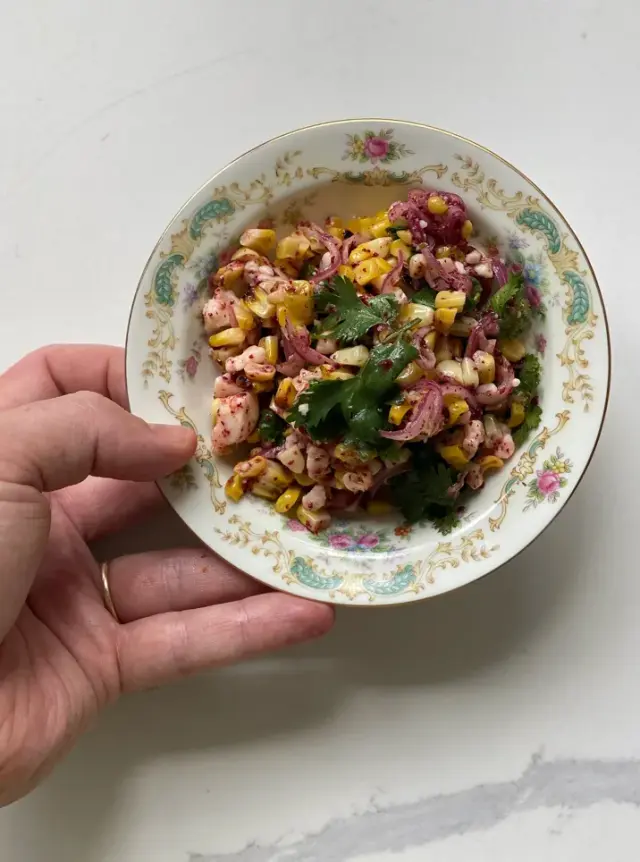 Grilled Corn Salad