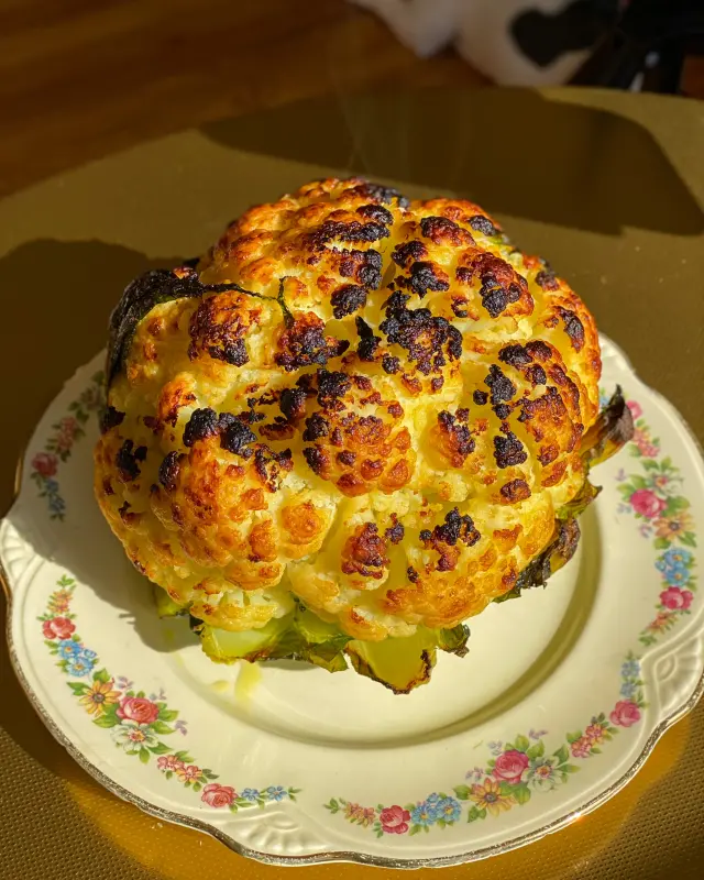 Whole Roasted Cauliflower