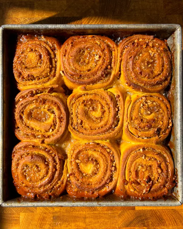 Pumpkin Sticky Buns