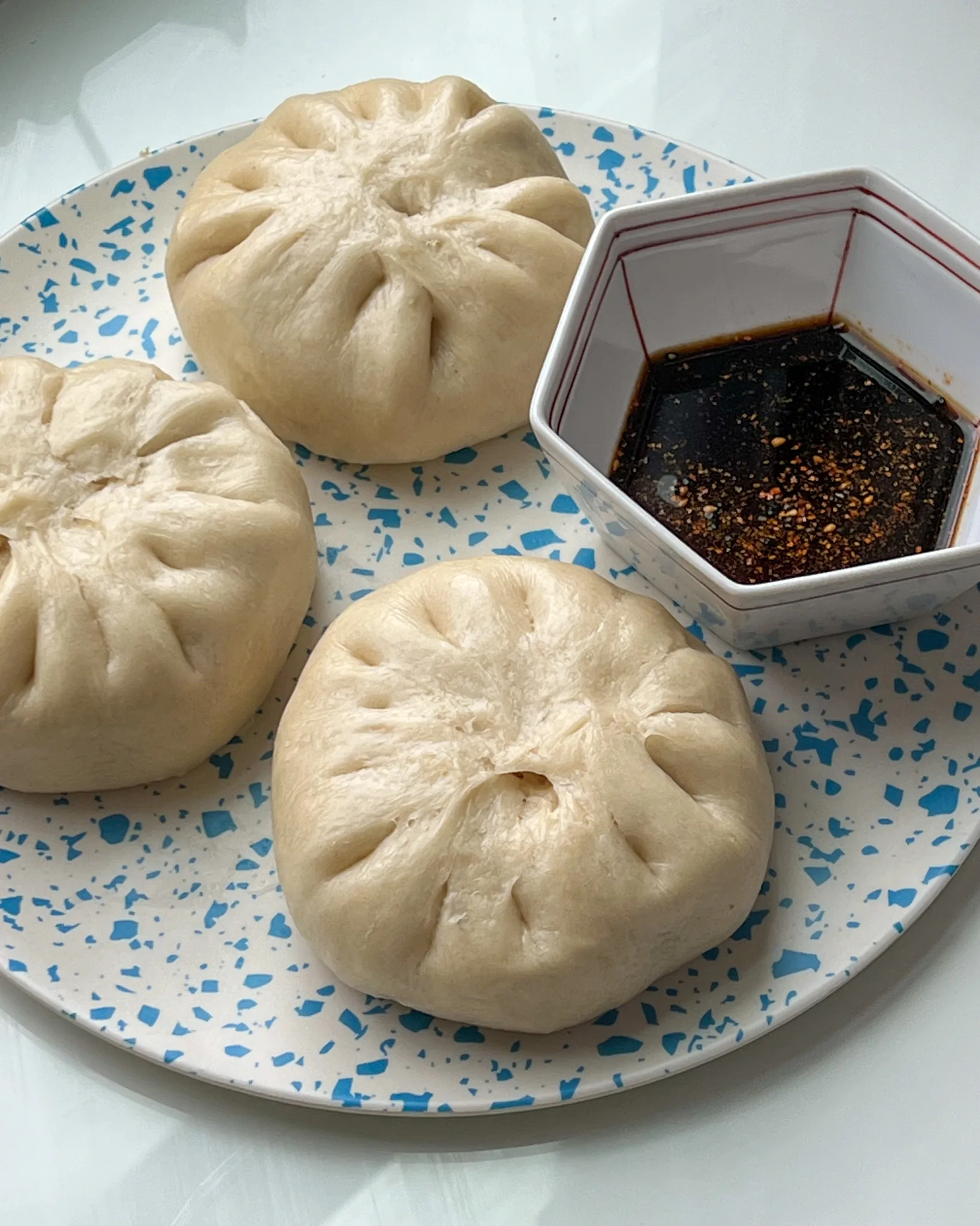 Jin Mandu (Korean Steam Buns)