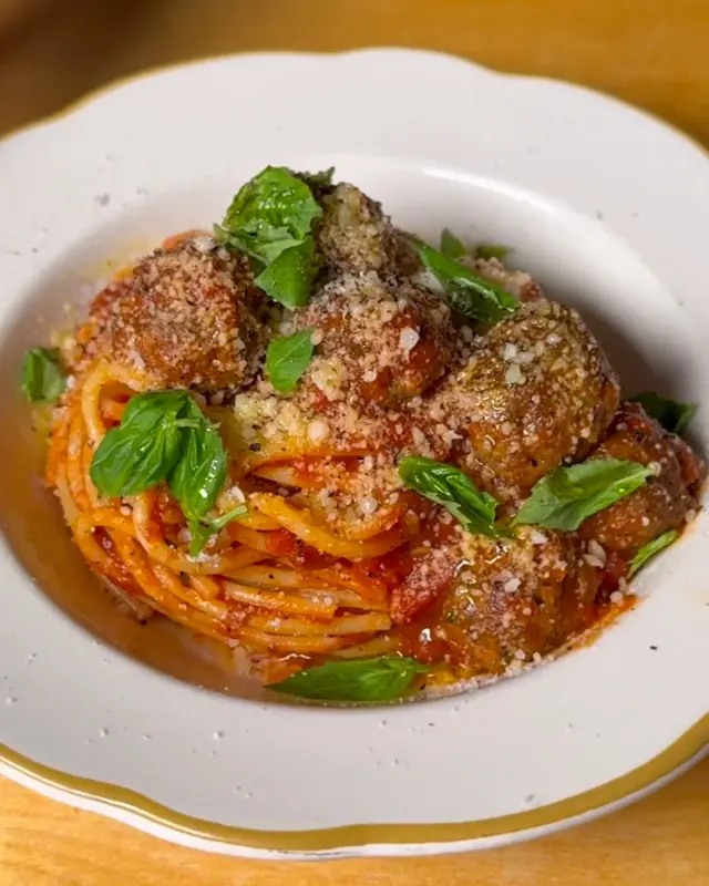 Short Rib Meatball Pasta