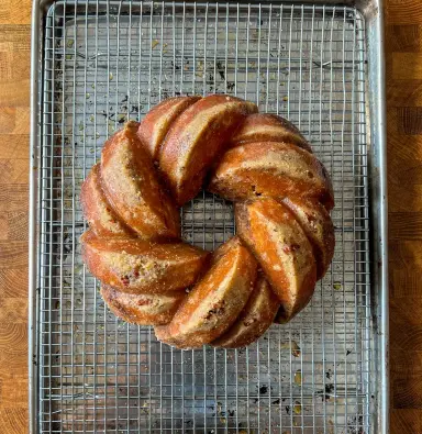Maple Pecan Bundt Cake