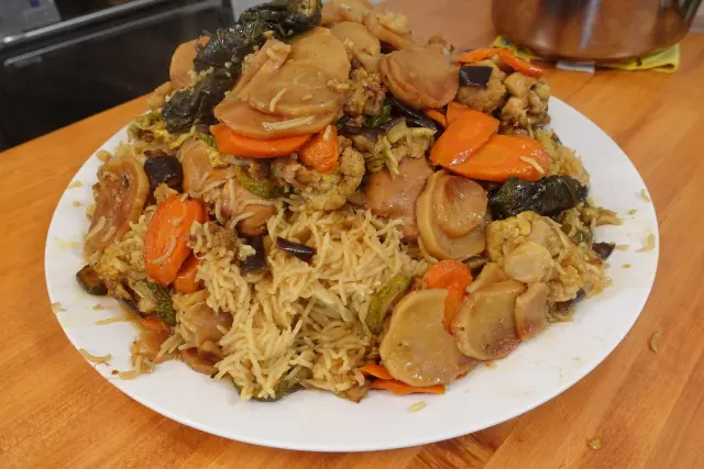 Maqluba (Upside Down Chicken & Rice)