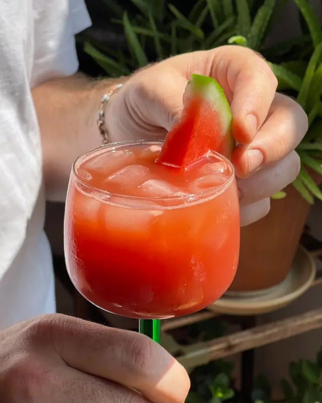 Mezcal-Watermelon Cocktail