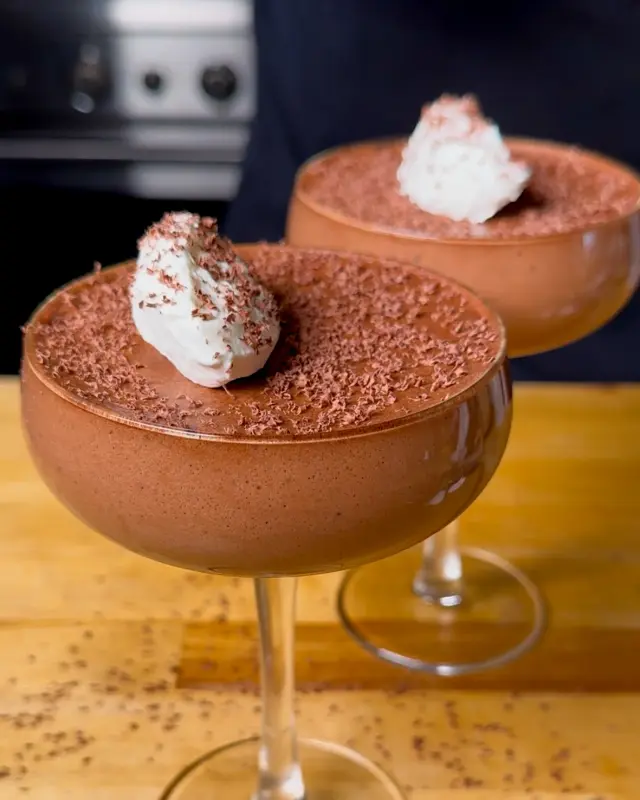 Spicy Olive Oil Chocolate Mousse
