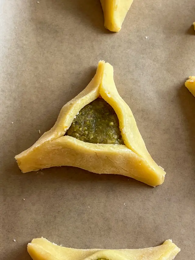 Pistachio Orange Hamantaschen