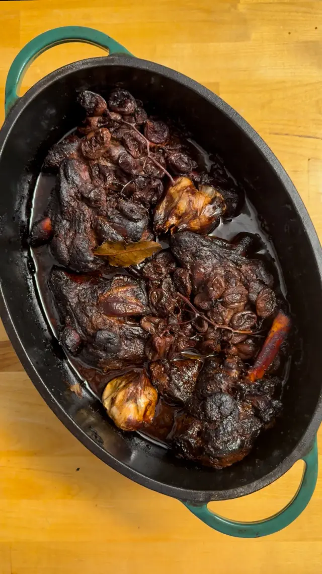 Lamb Shanks In Grapes