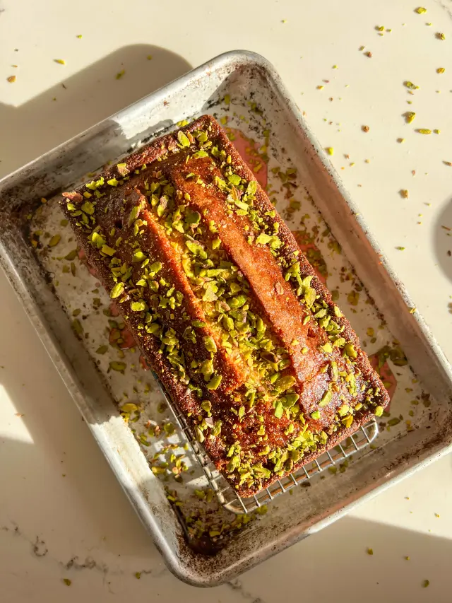 EVOO Citrus Sumac Semolina Cake