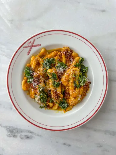 Carrot-Harissa-Miso Pasta