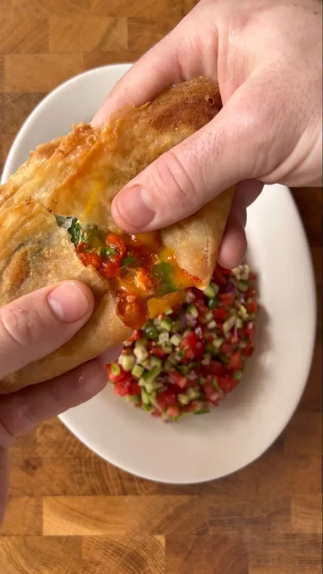 Burika (Tunisian Stuffed Filo Pastry)