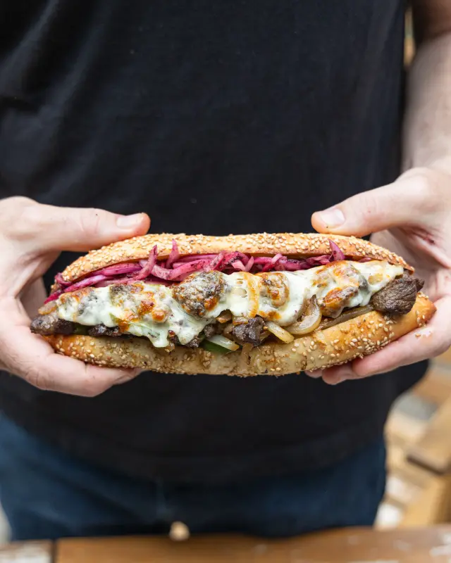 Shawarma Philly Cheesesteak