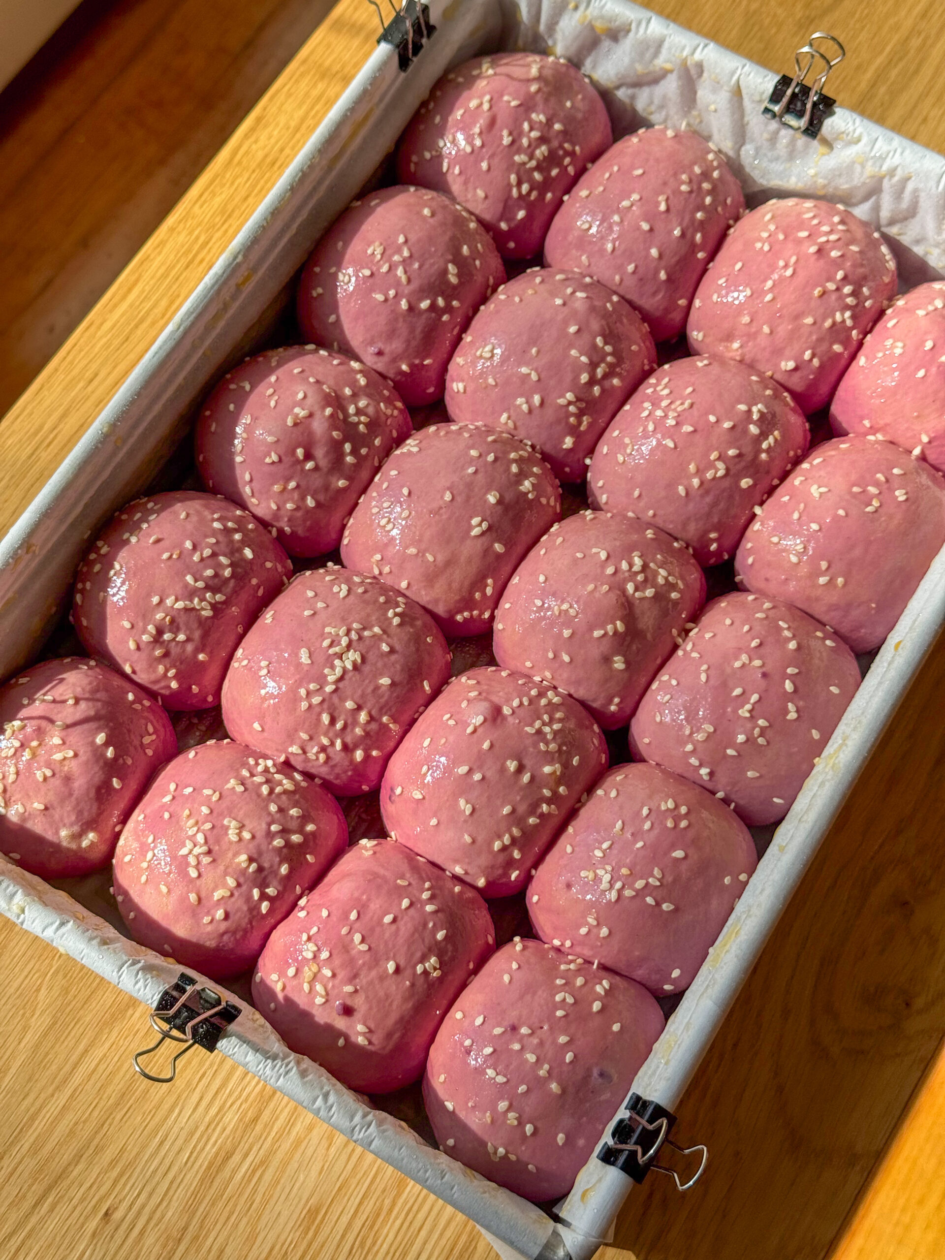 Purple Sweet Potato Dinner Rolls